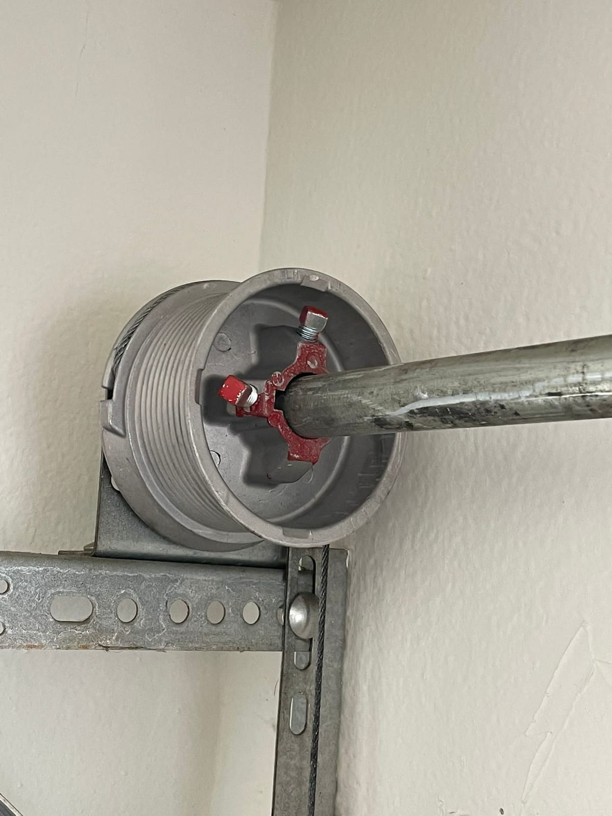 Garage door cable and drum repair